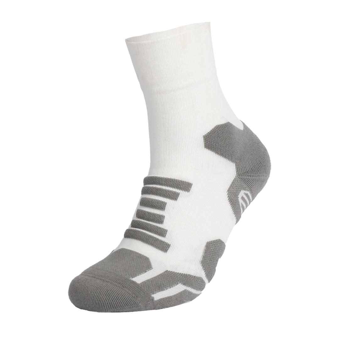 Court Socks ( White & Grey )