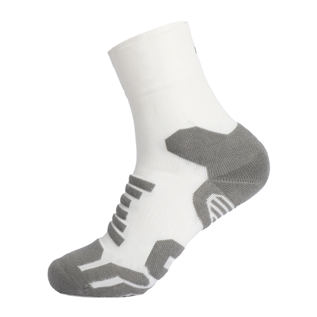 Court Socks ( White & Grey )