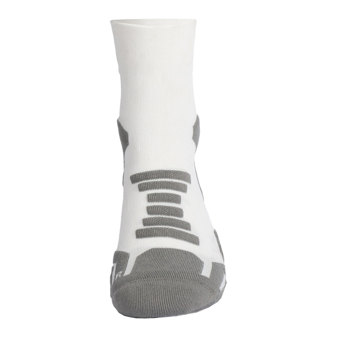 Court Socks ( White & Grey )