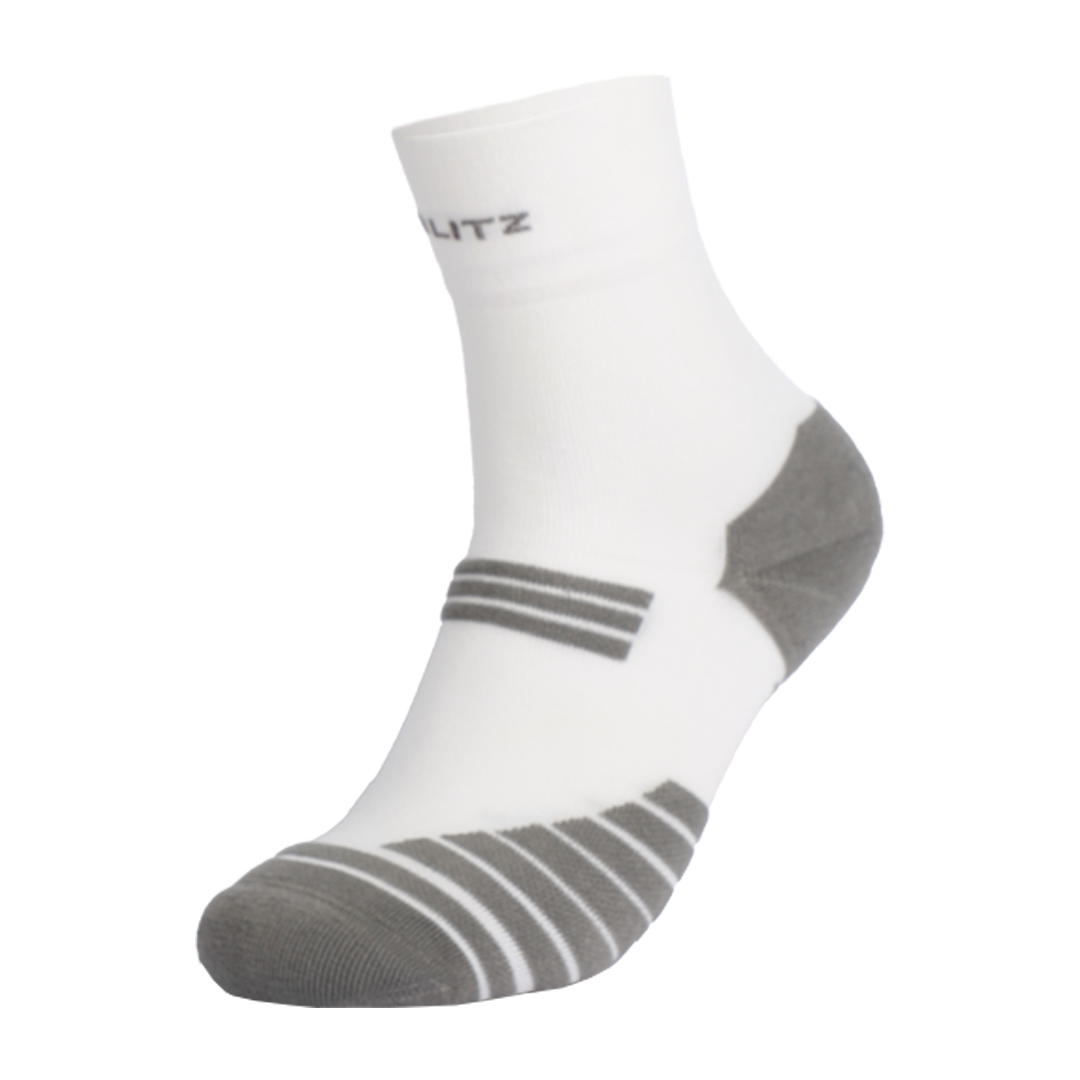 Running Socks (White & Grey)