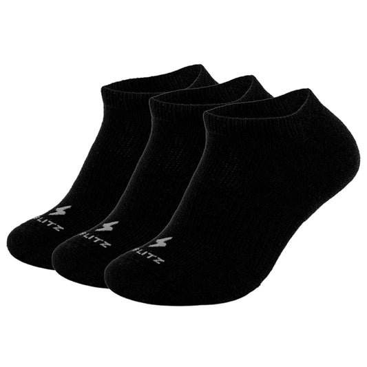 Three Black Mini-Socket Multi-Purpose Socks