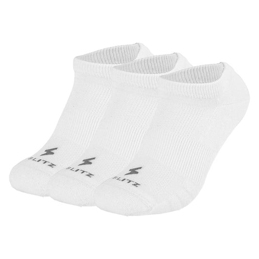 Three White Mini-Socket Multi-Purpose Socks